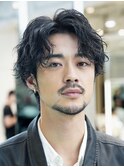 仙台メンズパーマツイストスパイラルパーマ波巻きパーマツイスパ