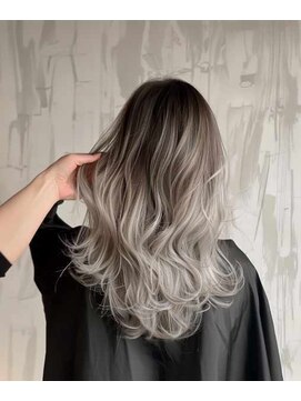 ヘアーメイク コラソン(hair make corazon) 似合わせカットメルティカラー着物フェミニンロング