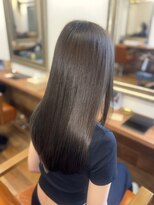 リアン 横須賀中央店(Lien)&nbsp;オリーブグレーベージュ　髪質改善　透明感カラー
