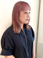 シテン(SITEN)&nbsp;ホワイトピンク/ダブルカラー/ピンクベージュ