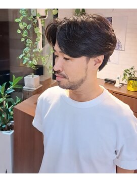 ヘアーサロン カヴィエ(hair salon covie) センターパート　フェザーショート　カルマショート