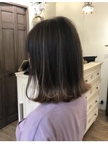 ネイビー(NAVY)&nbsp;グラデーションハイライト