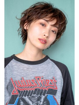 テトヘアー(teto hair) short(ソフトウルフ、ハイライト、エッジショート)