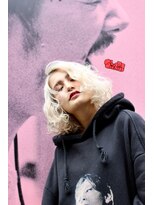 サロンドミルク 溝の口店(salon de MiLK)&nbsp;＊ホワイトブロンド+ワンレングス