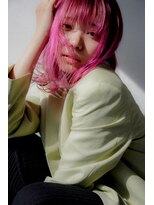 ヘアメイク エイト キリシマ(hair make No.8 kirishima)&nbsp;《hair make No.8・中村》オレンジ×ピンク