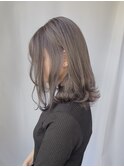 曽田遥菜 赤みなし お洒落グレイジュカラー