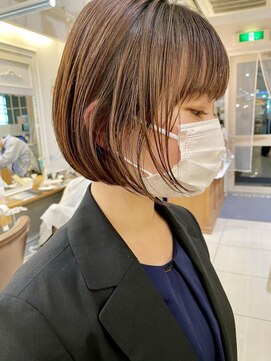 ネオリーブアイム 横浜西口店(Neolive aim) 20代30代40代小顔寄り添いまるみくびれボブ横浜16