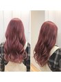 セシルヘアー 沖縄小録2号店(Cecil hair) 温かみのあるピンク系。