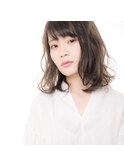 柔らかカールが可愛い大人ミディー 6/9