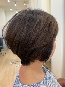 レーブ バイ ファースト 岩切店(reve by first) グレイカラー×前下がりボブ