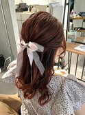 【ハーフアップ】天神/天神駅/ヘアセット/早朝
