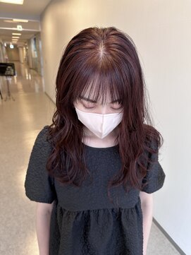 ヘアーメイクブランニュー セントラル 西大寺店(hair make Brand new central) 艶感◎深めレッドブラウン