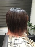 外ハネボブ×インナーカラー