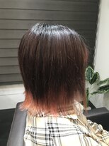 スローライフ(Slow Life) 外ハネボブ×インナーカラー