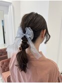 編みおろしアレンジ