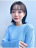 say.原田美千留　縮毛矯正 ボブ くびれボブ 暗髪カラー アッシュ