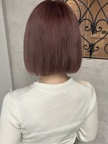 ルノン シェリー(LUNON cheliy) くすみピンクカラー ブリーチ/ボブ/ピンクカラー/ハイトーン