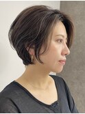 ショート/レイヤーカット/ウェットヘア/デザインカラー/銀座銀座