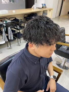 ニコフクオカヘアーメイク(NIKO Fukuoka Hair Make) 福岡天神/メンズカット/波巻きパーマ/ツイストスパイラルパーマ