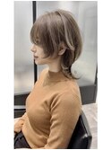 顔回りが可愛い☆ ボブウルフ ウルフカット