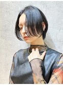 前髪長めショート