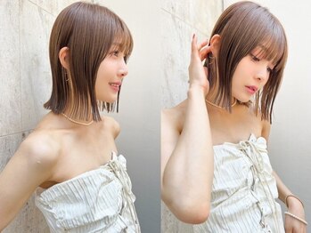 アメリ 新宿(Ameri)の写真/【髪質改善Cut¥4400】Ameriのショート/ボブStyleはワンランク上☆似合わせ/顔回りの可愛さは格別☆
