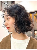 ナループロアオハナ(Nalu pu loa ohana)&nbsp;ボブパーマフレンチボブパーマミニボブパーマくせ毛風パーマ