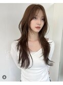 20代30代40代黒髪ボブウルフネビージュ小顔ワンレン