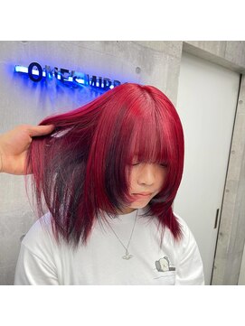 ワンズミラー 海老名店(ONE's MIRROR) イメチェン/レッドブラウン/フルバング/似合わせカット/海老名駅