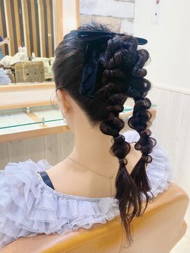 ネオリーブ クタ 町田店(Neolive kuta) 【Neolivekuta】編みおろしツインポニー【町田】