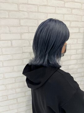 ビスイル 秋葉原店(Vis ill) ミルクティーアッシュハイトーン透明感グレージュ極細ハイライト