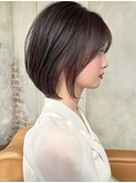 みねスタイル♪ 前下がり ひし形 ショートボブ 30代 40代 50代