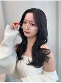 【LICCA 伊崎優李】韓国ヘア/レイヤーカット/前髪/姫カット