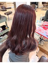 ヘアラウンジ ビーチ 青山 外苑前(hair lounge BEACH) ブリーチなしで作る暖色系ラベンダーピンクベージュ