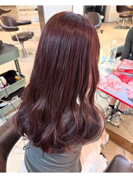 ビーチ(BEACH) ブリーチなしで作る暖色系ラベンダーピンクベージュ