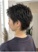 桑名メンズパーマフェザーパーマフェザーショートコンマヘア韓国