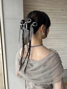 シアン(CyAN) 個性派お呼ばれヘア