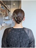 カチモリ/シニヨン/水引き/和装/タイトアレンジ/ヘアセット/登戸