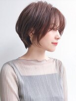 セイドット オモテサンドウ(Say. omotesando) Say.くびれショート丸みショートヘーゼルグレージュ暗めカラー