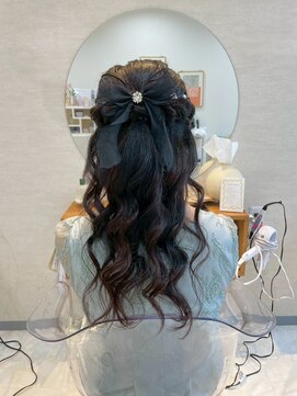 モト 船橋(moto) ヘアセット/ロング/ハーフアップアレンジ/韓国/船橋/京成船橋