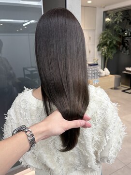 シエル バイ ケンジ 登戸 生田(CIEL by KENJE) オリーブベージュ/髪質改善トリートメント/ツヤ髪ロング10代20代