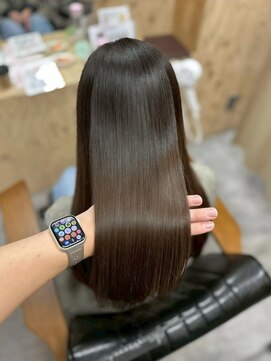 ヌープヘアーアイス(NUUP.hair ici) 【美髪】透明感ある柔らかロングストレート質感◎/秋冬スタイル
