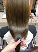 【白髪ぼかし×髪質改善】大人女性のシルキーマットブラウン