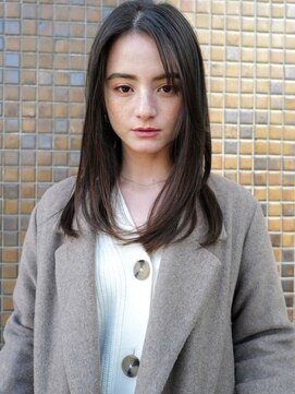 【髪質改善】透け感カラー×超音波アイロン