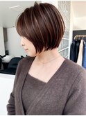 ショートカット/ハイライトカラー/イルミナカラー[鹿児島中央駅]