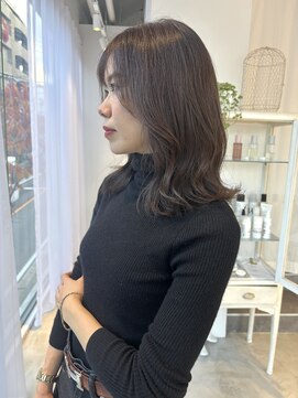 アッシュイルミナ髪質改善カラー