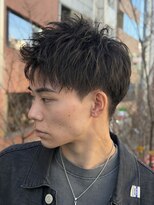 カット純 渋谷(CUT純)&nbsp;スパイキーショート　アップバングショート