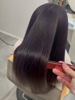 ソレ 森田店(SOLE.) 髪質改善カラー/艶髪トリートメント/透明感モーヴグレージュ