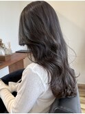 ブリーチなしラベンダーグレージュ