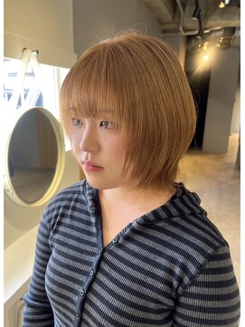 ジュベ(juve.) 大分ショートボブ顔周りレイヤーカット髪質改善カラー